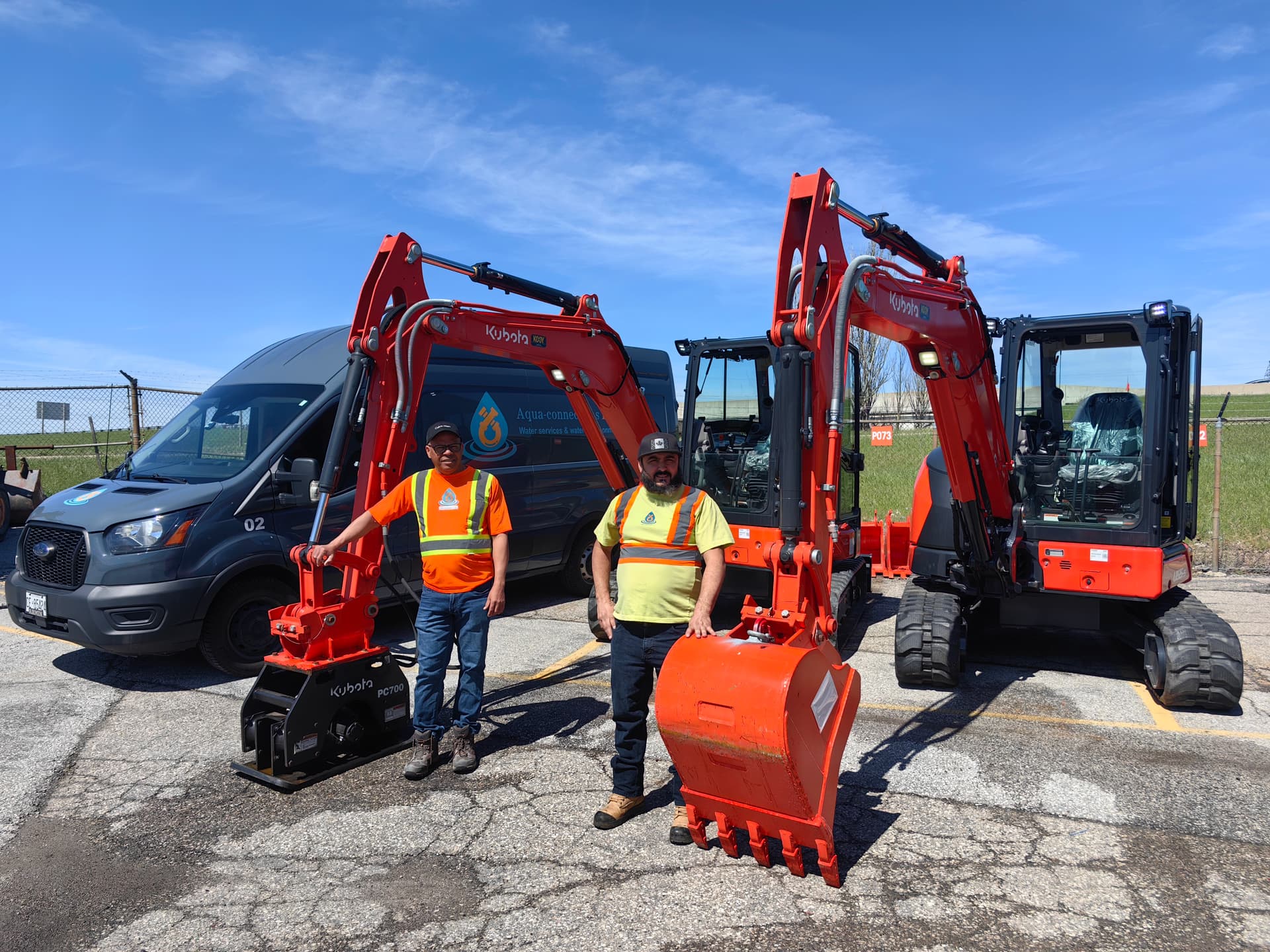 Aqua-Connections water main installation project
